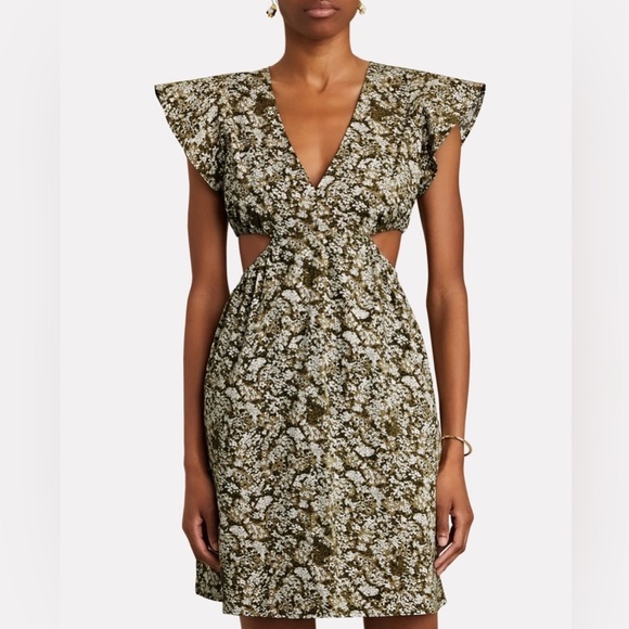 Rails Nyla Vine Mini Dress in Olive - Picture 5 of 10